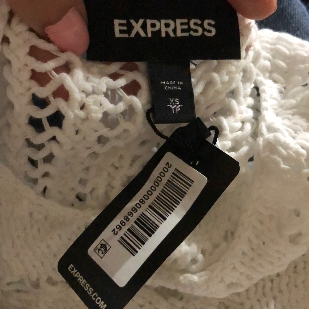 Express Crochet Sweater Tank - Picture 3 of 5